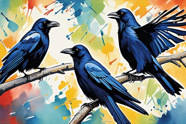 Can Crows Talk Like Parrots and Humans?