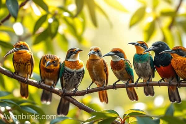 Small Birds with Long Beaks