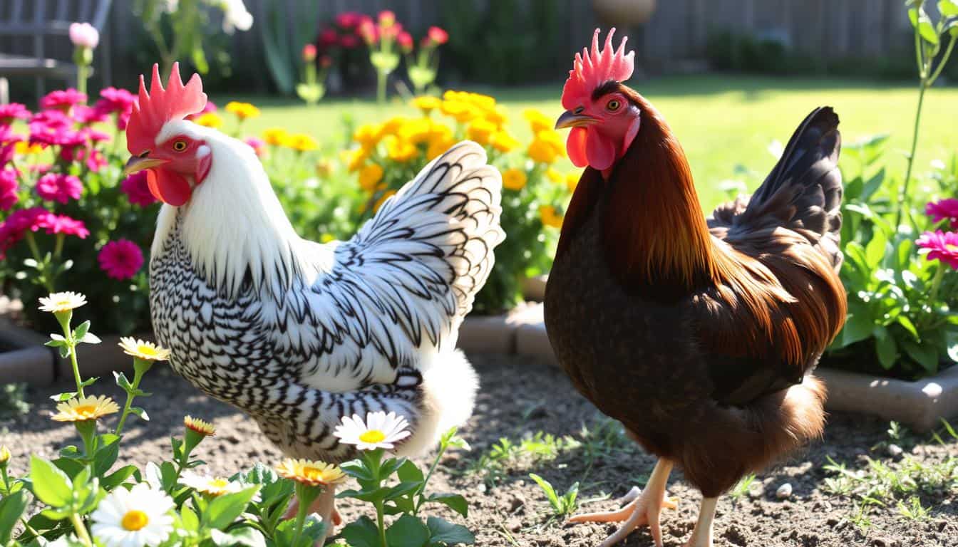 Brahma chickens for egg production and family companionship