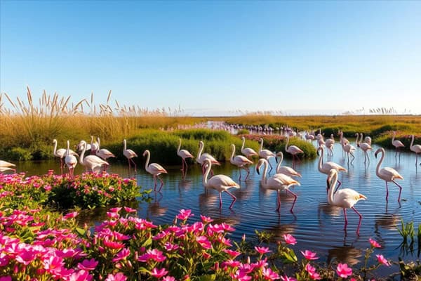 How Flamingos Stand on One Leg