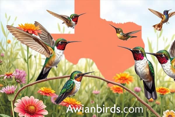 Hummingbirds in Texas