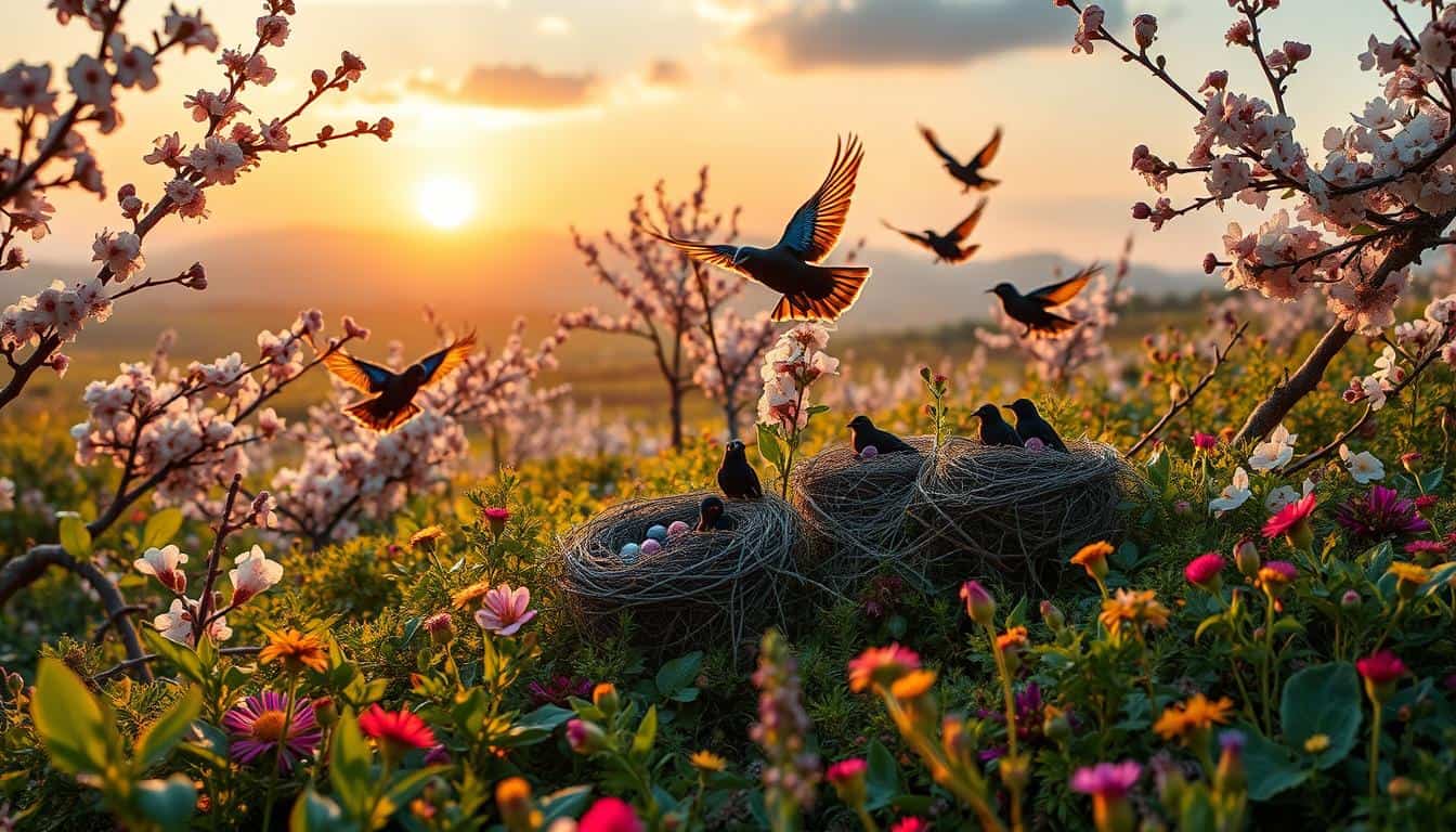 breeding grounds of Rosy Starling